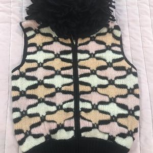 Vintage wool Missoni sweater vest size 42